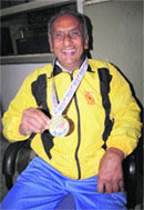 G S Saunkhla ( 78 ), the only master athlete from Panchkula, will play in the 18th Asian Masters Athletic Championship.