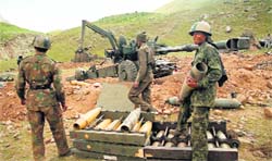 The Bofors gun proved crucial to the Indian victory. Tribune Photo: Manoj Mahajan