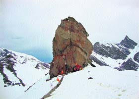 A view of the Shrikhand Mahadev