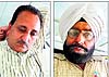 PSPCL SDE Vijay Aneja; and (right) JE Hardeep Singh. 