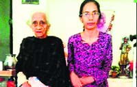 A file photo of Seema Sood (right) with her mother. Photo by writer