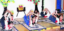 Students of Innocent Heart Public School participate in yoga championship in Jalandhar