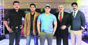 ACP Pradyuman and the team of CID with Salman Khan