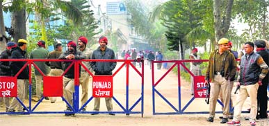 The Punjab Police has barricaded the dera area in Nurmahal, where the body of Ashutosh Maharaj has been kept in a deep-freezer.
