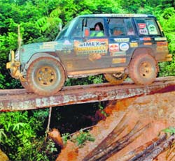 The Rain Forest Challenge taxes both the vehicle and the participant