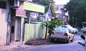 A view of the ATM at Defence Colony in Jalandhar