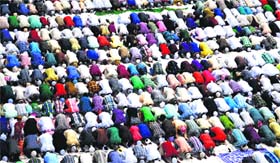 Matter of faith: Muslims celebrate Eid-ul-Fitr in Jalandhar on Tuesday