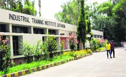 A view of the Government ITI where the Skill Incentive Centre was to be developed in Bathinda. Tribune photo