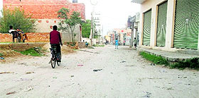 Disposal Road at Jagraon in a pathetic condition.