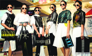 (L-R) Collections titled Haute Sultanate,Saleeqa and Walk Through a Mizo Valley by young designers of INIFD
