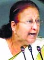 Speaker Sumitra Mahajan during the Budget session in Lok Sabha. PTI 