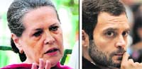 Sonia Gandhi & Rahul Gandhi