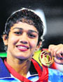 Babita Kumari at the CWG in Glasgow
