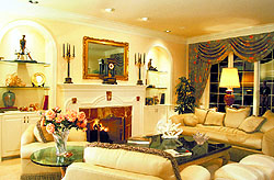 Heavy upholstery can add Gothic charm to interiors