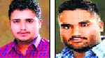 Accused YAD ex-leader Pushkar Brar; and (right) Goldy Brar