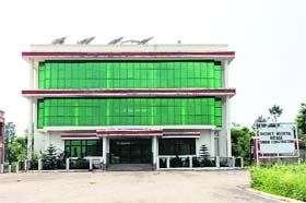 The newly-constructed building of District Hospital, Reasi