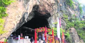 A file photo of the Shiv Khori shrine in Reasi district.
