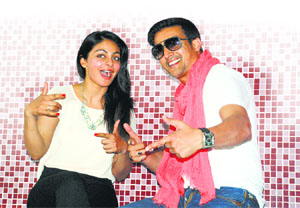 Neeru Bajwa and Jimmy Shergill