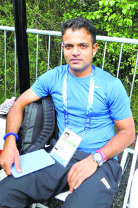 Vijay Kumar had a poor outing in Glasgow