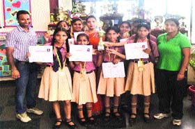 Winners of Rokit Ball Championship at Ryan International School in Amritsar
