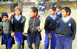 The Education Department has decided to start the tendering process to ensure that uniforms are distributed by the time winter sets in