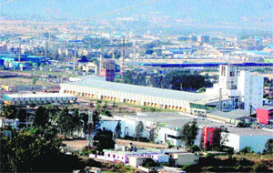 An industrial area in Himachal Pradesh.
