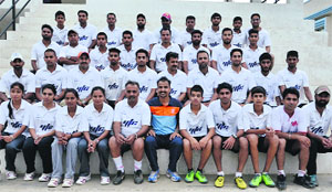 The team of the Youth Football Club at Rurka Kalan in Jalandhar.
