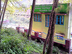 The dysfunctional sewage treatment plant in Palampur