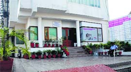 A hospital on Cool Road which had come up after the 2009 notification regarding the exemption of CLU in Jalandhar.