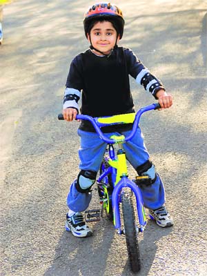 Encourage children to play outdoors as exercise gives them strong bones and good muscle tone