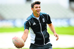 James Anderson has left the Indian batsmen clueless with his perfect lengths and lethal swing.