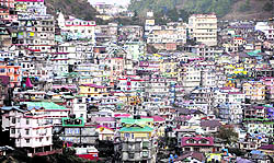 A view of Sanjauli in Shimla
