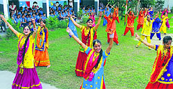 Children celebrate Independence Day at BVM School