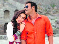 A still from Singham Returns