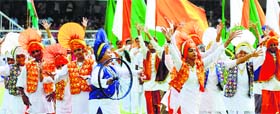 Schoolchildrens performances left the audience mesmerised at Guru Nanak Stadium in Ludhiana.