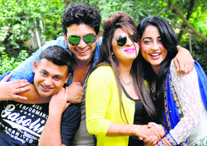 Gaurav Singh, Karan Kundra, Simran and Sandeep.