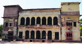 The historic Summer Palace of Maharaja Ranjit Singh at Ram Bagh Garden