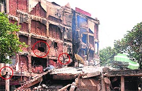 A file photo of the NIELIT building  in Sector 17, Chandigarh, where a fire broke out on June 8. 