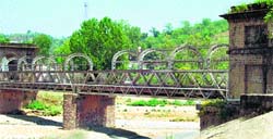 The 100-year-old Kotla bridge. 