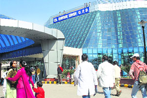 The new OPD at PGIMS, Rohtak.