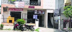 A violation at Rajguru Nagar Colony in Ludhiana.