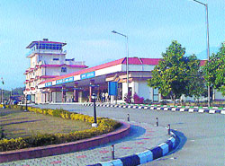 The Gaggal airport in Kangra.