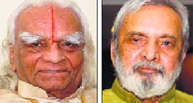 BKS Iyengar, Prof UR Ananthamurthy