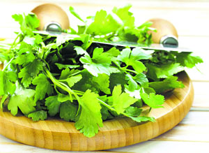 Parsley increases the elimination of excessive water and waste products like urea, and other acidic metabolites