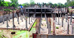 A view of the under construction District Administrative Complex in Amritsar