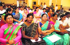 Mayors of various cities participate in the All-India Mayors Confenrence in Dehradun on Monday