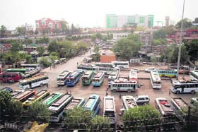 The General Bus Stand in Jammu