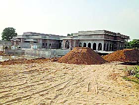 The upcoming five-star resort at Pallanpur near New Chandigarh.