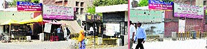 The place outside Guru Nanak Dev Hospital looks clean after the removal of illegal rehris by the MC in Amritsar