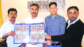 A Garhwali album being released in Mussoorie on Wednesday.
